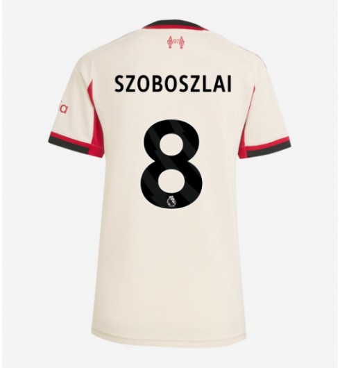 Liverpool Dominik Szoboszlai #8 Bortedrakt Dame 2025-26 Korte ermer Liverpool Dominik Szoboszlai #8 Bortedrakt Dame 2025-26 Korte ermer